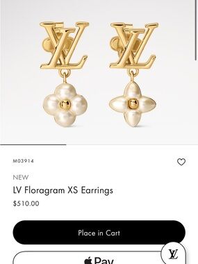 NEW
LV Floragram XS Earrings
